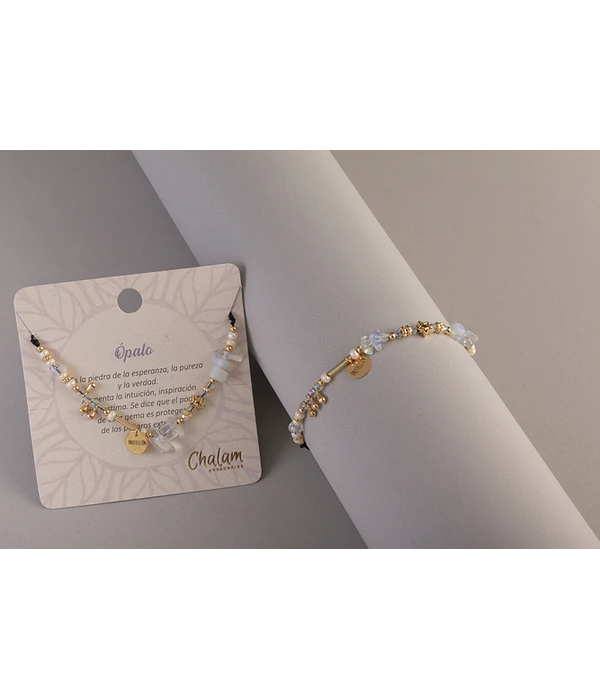 Pulseras Piedras Naturales Ópalo