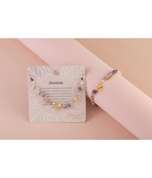 Pulseras Piedras Naturales Amatista