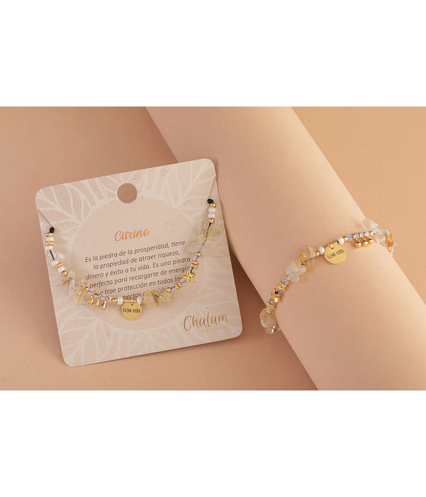 Pulseras Piedras Naturales Citrino