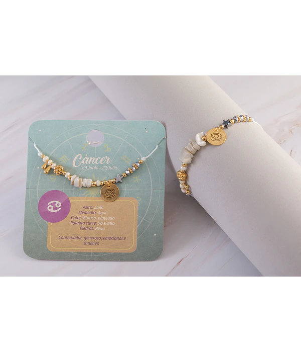 Pulseras Signos del zodiaco Cáncer