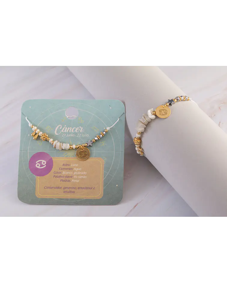 Pulseras Signos del zodiaco Cáncer