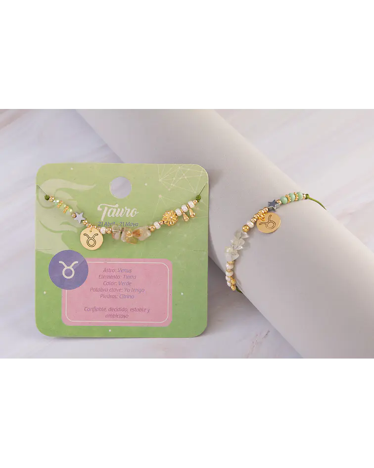 Pulseras Signos del Zodiaco Tauro