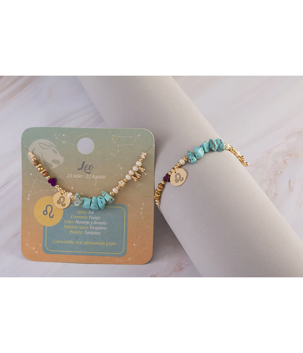 Pulseras Signos del Zodiaco Leo