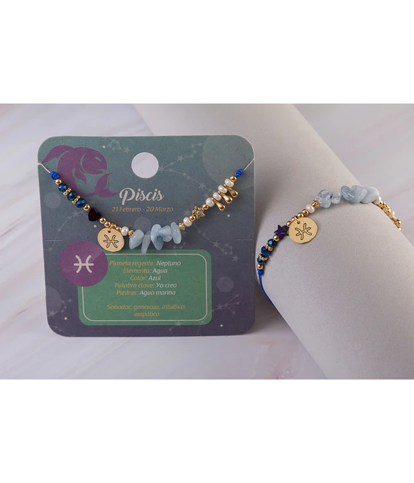 Pulseras Signos del Zodiaco Piscis