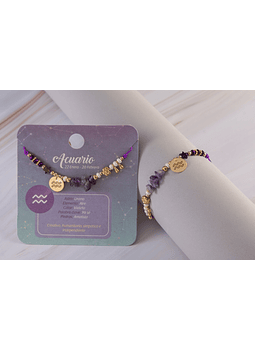 Pulseras Signos del Zodiaco Acuario