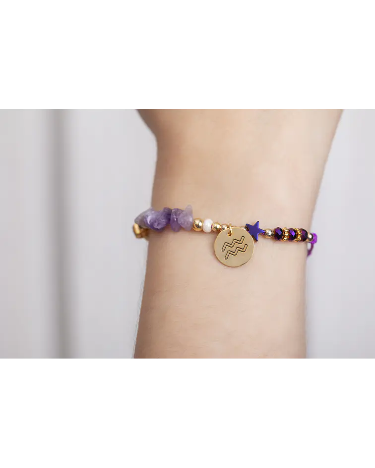Pulseras Signos del Zodiaco Acuario