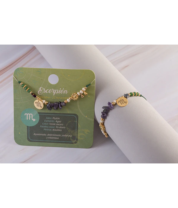 Pulseras Signos del Zodiaco Escorpión
