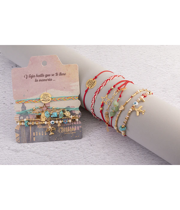 Juego de Pulseras Viaja