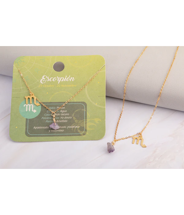 Cadenas Signos del Zodiaco Escrpión