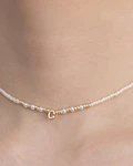 Choker Iniciales Mostacilla