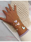 Pulseras Corazón Chunky