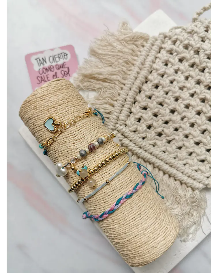 Juego de pulseras Corazón 