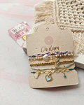 Juego de pulseras Corazón 