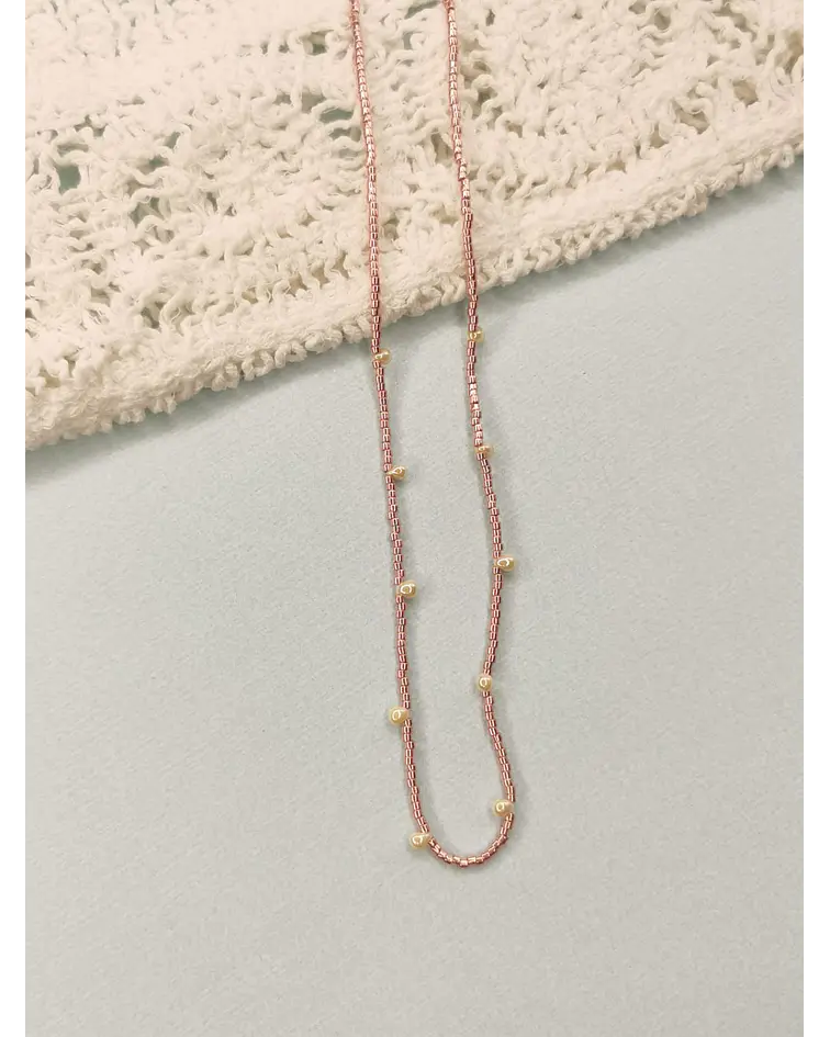 Choker Con Drops y Miyuki