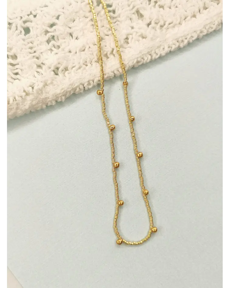 Choker Con Drops y Miyuki
