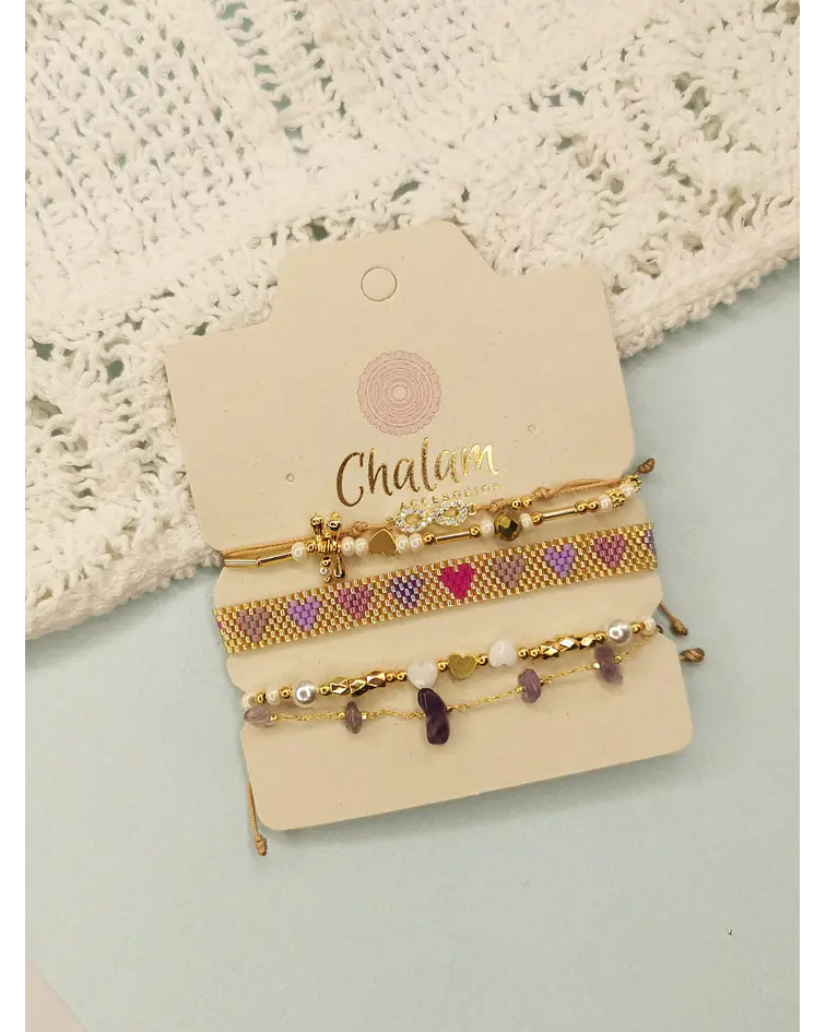 Juego de Pulseras en Miyuki 