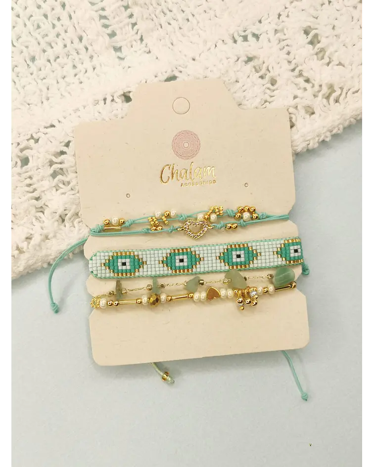Juego de Pulseras en Miyuki 