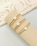 Dúo de Pulseras Flor Miyuki