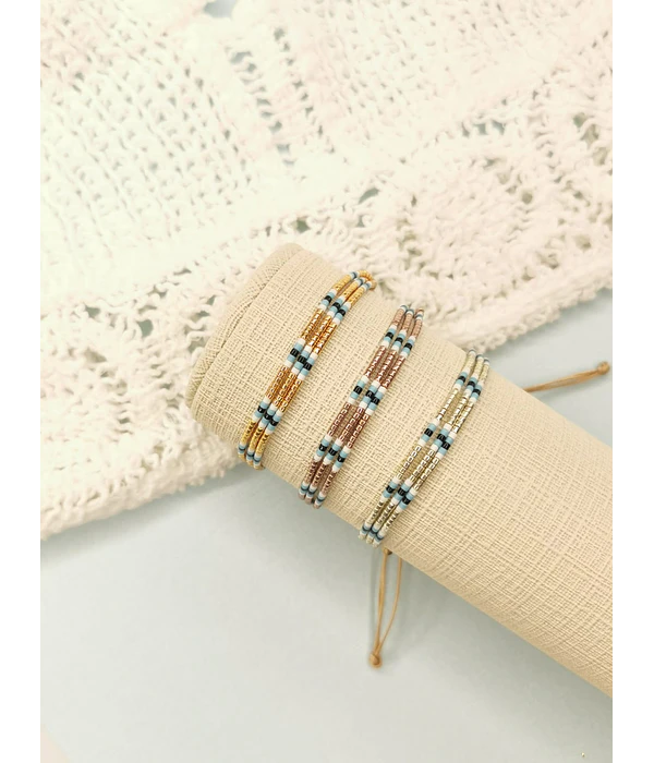 Trio de Pulseras Miyuki Ojos