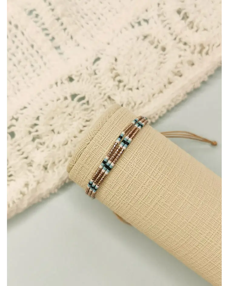 Trio de Pulseras Miyuki Ojos