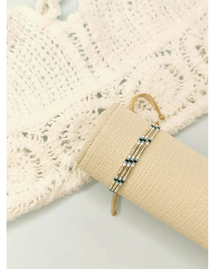 Trio de Pulseras Miyuki Ojos