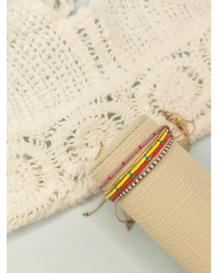Juego de Pulseras Miyuki Colores