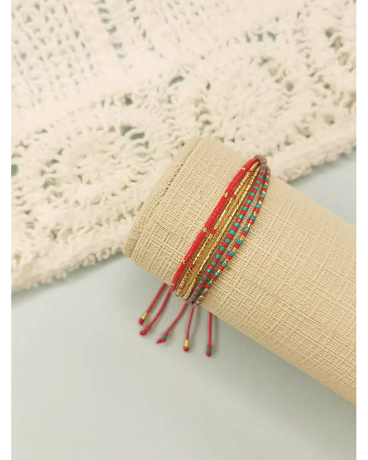 Juego de Pulseras Miyuki Colores