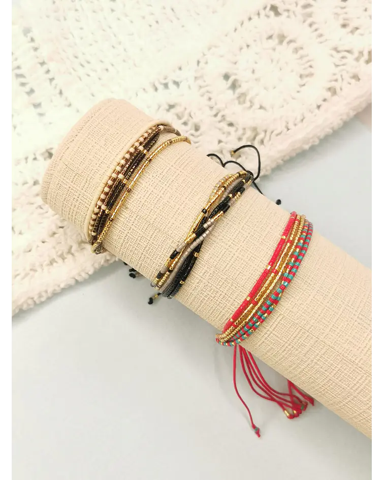 Juego de Pulseras Miyuki Colores
