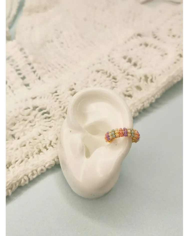 Earcuff Miyuki Colores