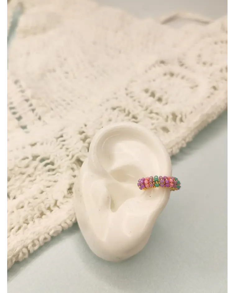 Earcuff Miyuki Colores