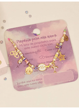 Pulsera Propósitos para año nuevo