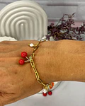 Pulseras cadena chunky de frutas
