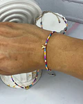 Pulseras Iniciales en hilo de Miyuki Colores