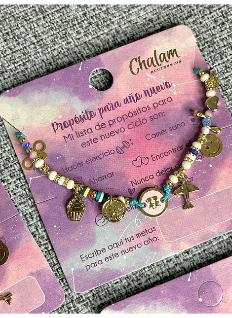 Pulsera Propósitos para año nuevo