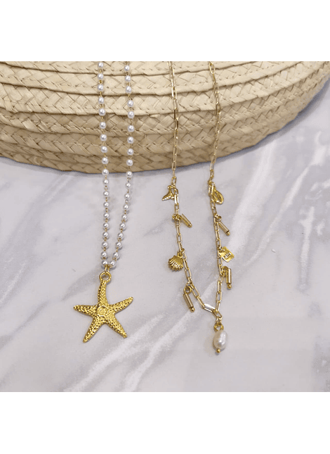 Juego de Collares Estrella serena