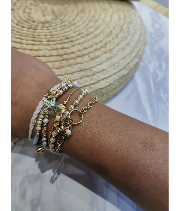 Juego de Pulseras Estrella Serena 
