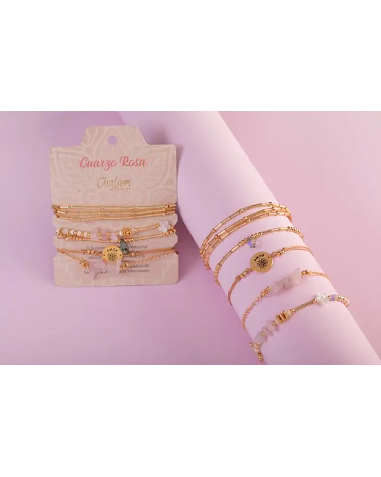 Juego de pulseras Piedras Naturales 