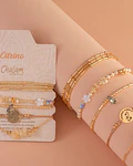 Juego de pulseras Piedras Naturales 