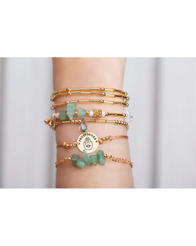 Juego de pulseras Piedras Naturales 
