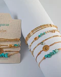 Juego de pulseras Piedras Naturales 