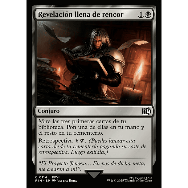 Revelación llena de rencor / NM