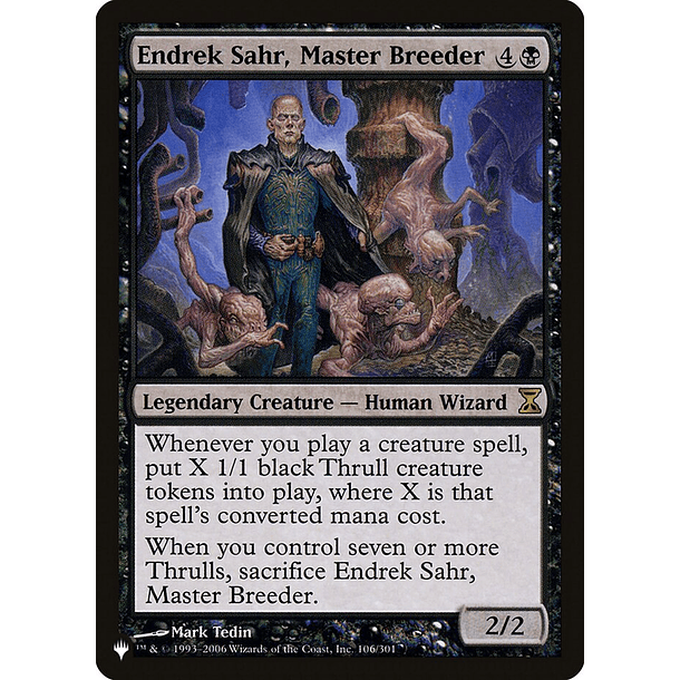 Endrek Sahr, Master Breeder / EX