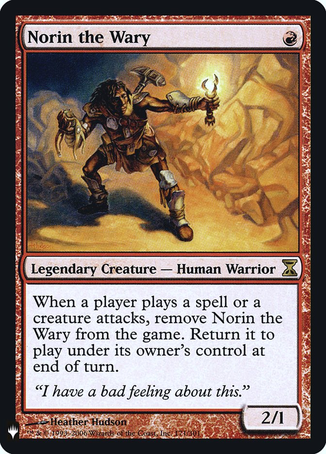 MTG Norin the Wary Foil 4枚セット Norin the Wary FOIL / NM
