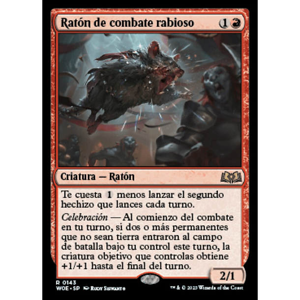 Ratón de combate rabioso / NM