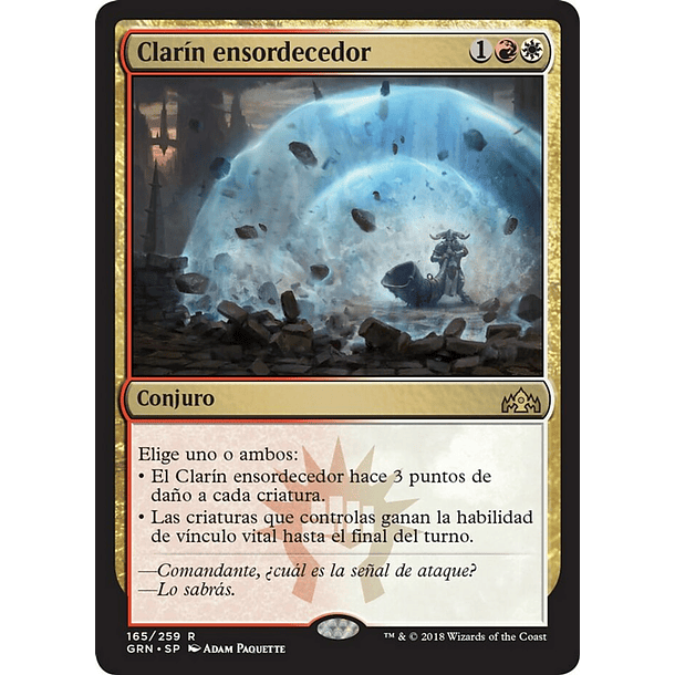 Clarín ensordecedor FOIL / EX