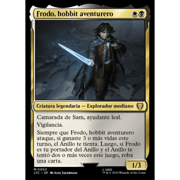 Frodo, hobbit aventurero FOIL / NM