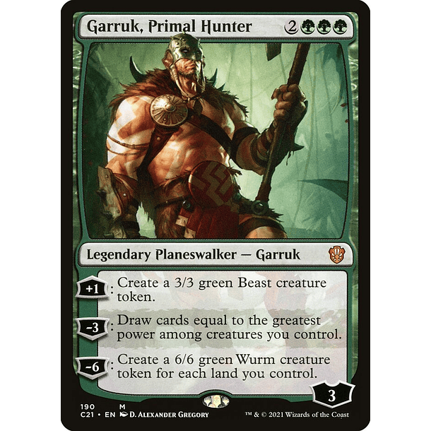 Garruk, Primal Hunter / NM