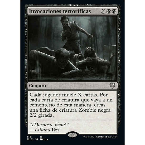 Invocaciones terroríficas / NM