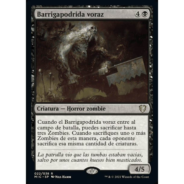 Barrigapodrida voraz / NM