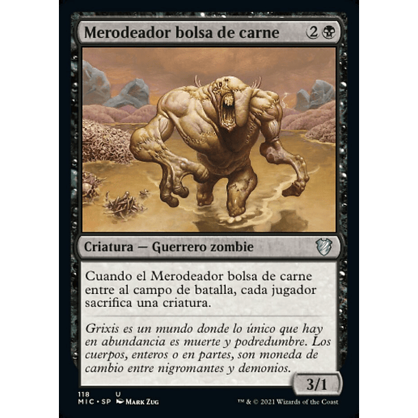 Merodeador bolsa de carne / NM